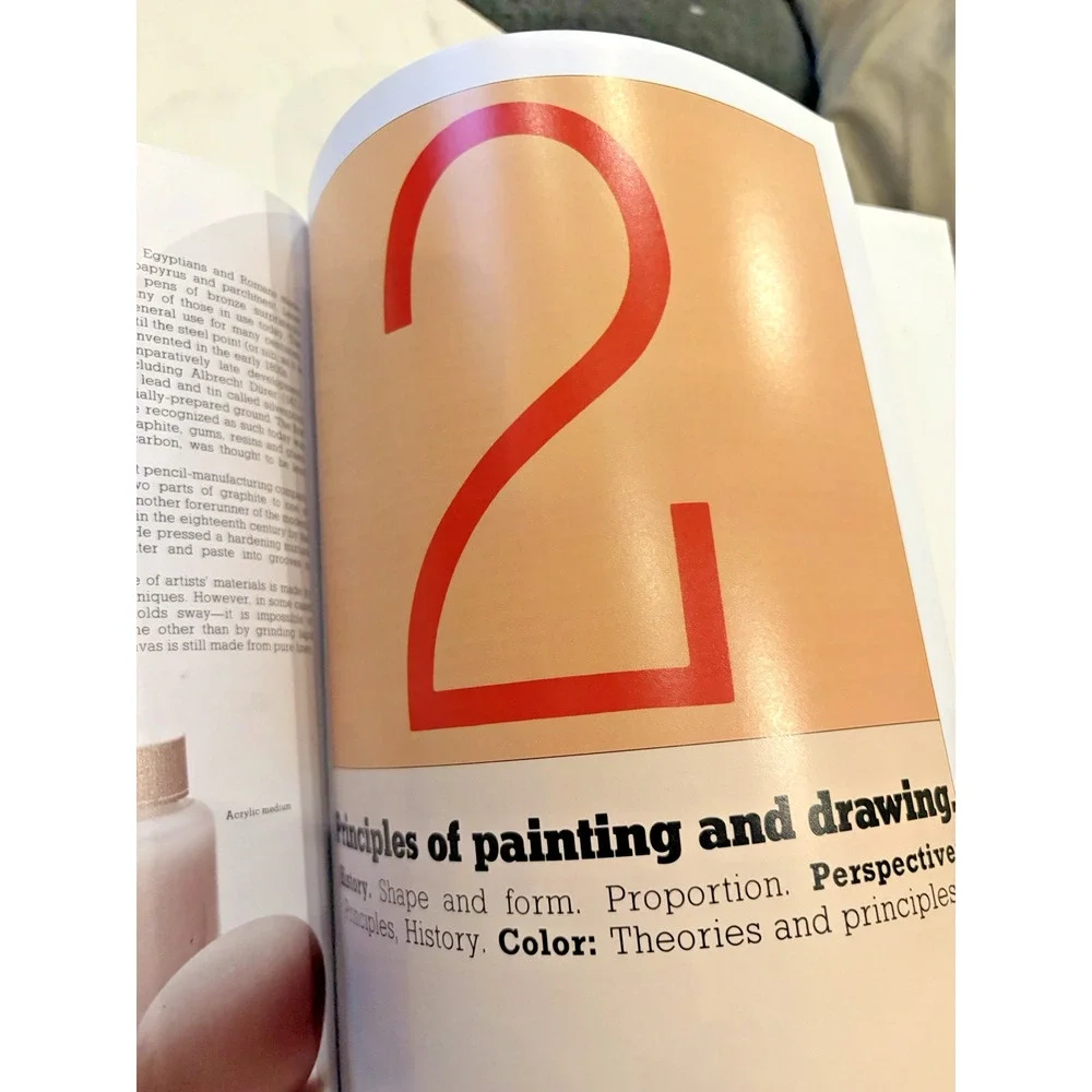 The Artists Manual Equipment, Materials Stan Smith H.F. Ten Holt Art Book